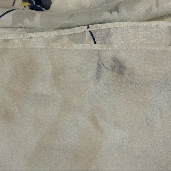 Lucky Brand Floral Cold-Shoulder Top, Size Medium - Picture 16 of 16